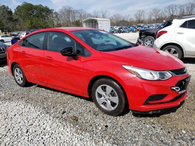 1G1BC5SMXH7132899 - 2017 CHEVROLET CRUZE LS RED photo 4