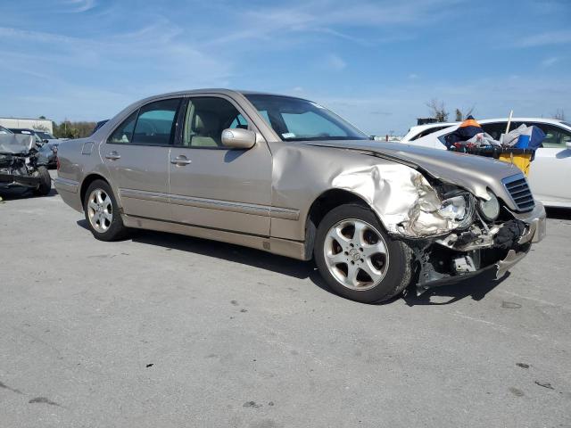 WDBJF65J32B468432 - 2002 MERCEDES-BENZ E 320 BEIGE photo 4