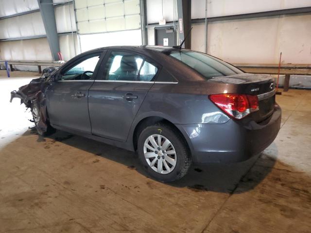 1G1PF5S92B7103302 - 2011 CHEVROLET CRUZE LT GRAY photo 2