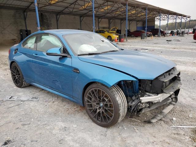 WBS2U7C03L7F10366 - 2020 BMW M2 COMPETITION Синій фото 4