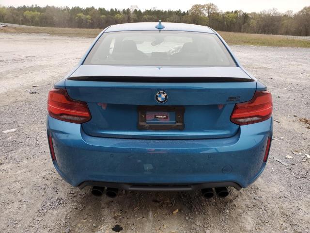 WBS2U7C03L7F10366 - 2020 BMW M2 COMPETITION Синій фото 6