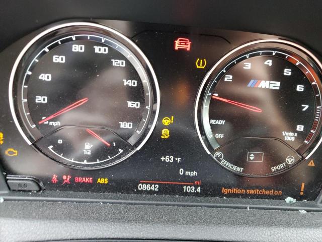 WBS2U7C03L7F10366 - 2020 BMW M2 COMPETITION Синій фото 9