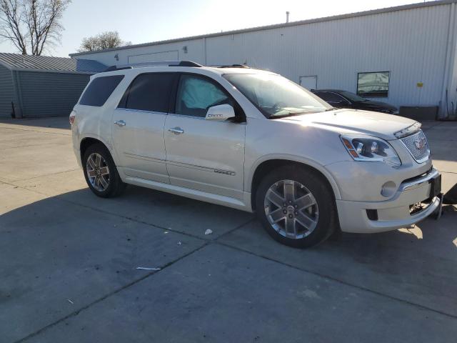 1GKKVTED8BJ406360 - 2011 GMC ACADIA DENALI WHITE photo 4