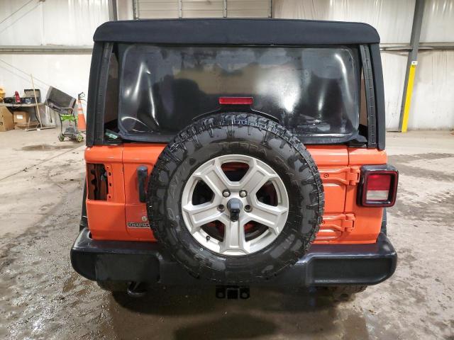 1C4GJXAG3LW158673 - 2020 JEEP WRANGLER SPORT ORANGE photo 6