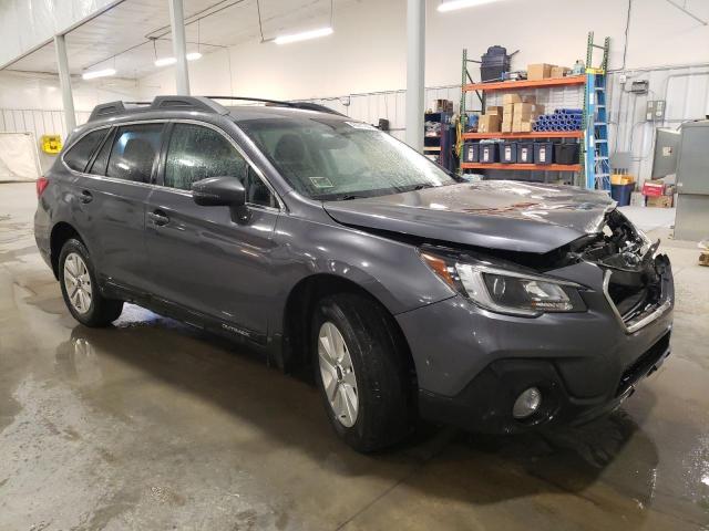 4S4BSAFC4J3308407 - 2018 SUBARU OUTBACK 2.5I PREMIUM GRAY photo 4