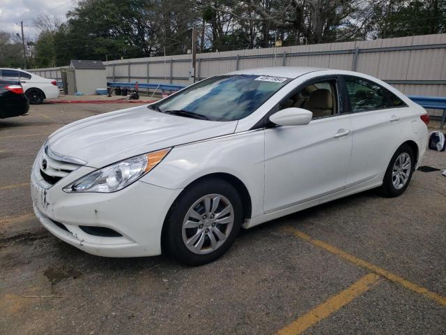 5NPEB4AC7CH492646 - 2012 HYUNDAI SONATA GLS WHITE photo 1