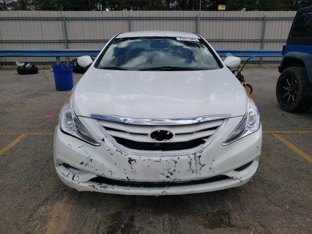 5NPEB4AC7CH492646 - 2012 HYUNDAI SONATA GLS WHITE photo 5