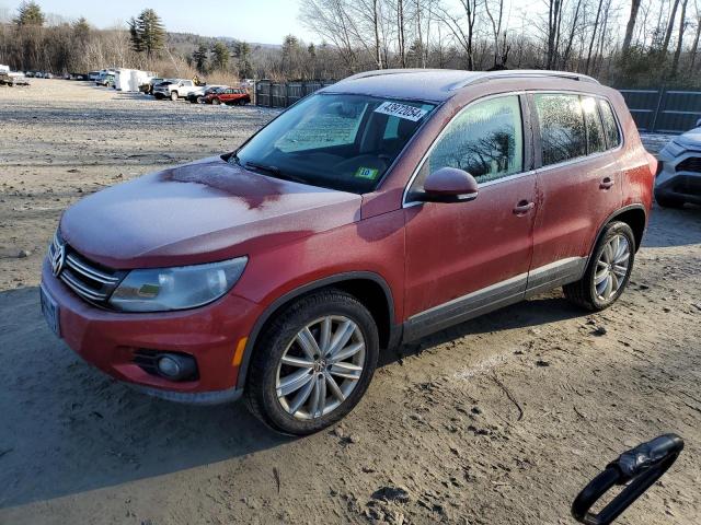 WVGBV7AX8CW004048 - 2012 VOLKSWAGEN TIGUAN S RED photo 1