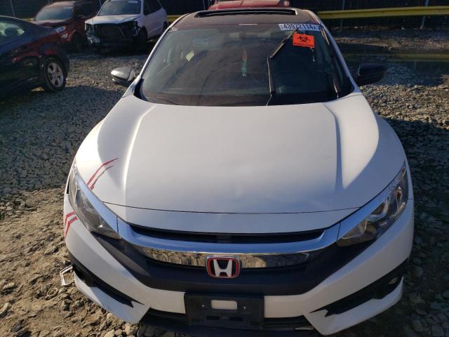 JHMFC1F32JX008004 - 2018 HONDA CIVIC EX WHITE photo 5