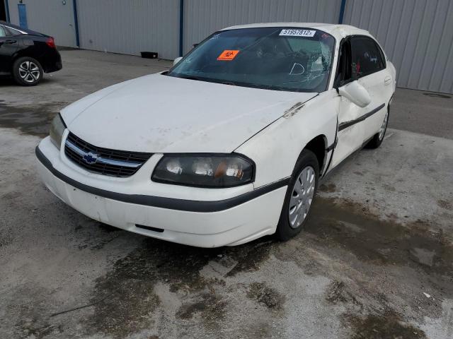 2G1WF52E929371318 - 2002 CHEVROLET IMPALA WHITE photo 2