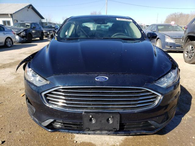 3FA6P0HD3LR224144 - 2020 FORD FUSION SE BLUE photo 5