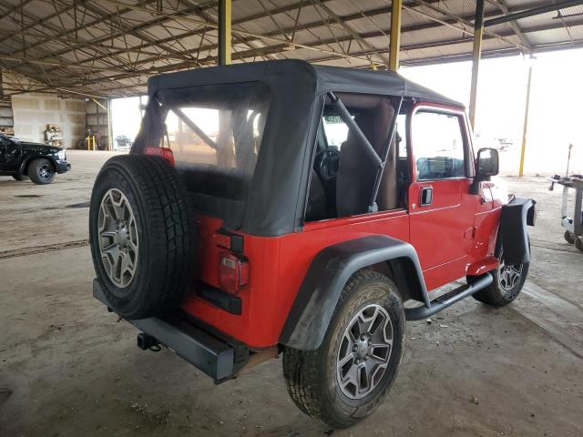 1J4FA29S16P744689 - 2006 JEEP WRANGLER / SE RED photo 3