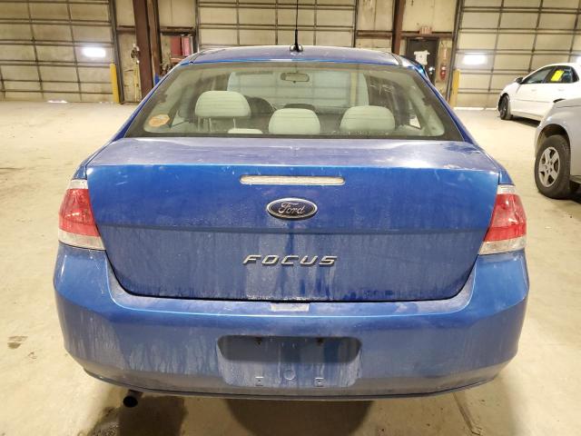 1FAHP3ENXAW213742 - 2010 FORD FOCUS S BLUE photo 6