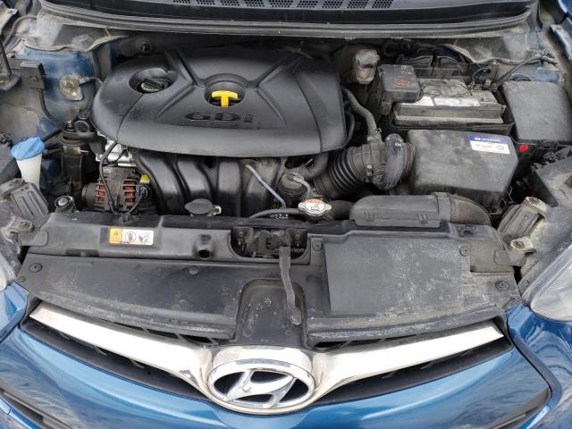 KMHDH6AH3EU027934 - 2014 HYUNDAI ELANTRA CO GS BLUE photo 11