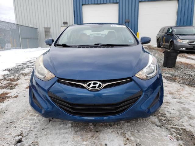 KMHDH6AH3EU027934 - 2014 HYUNDAI ELANTRA CO GS BLUE photo 5