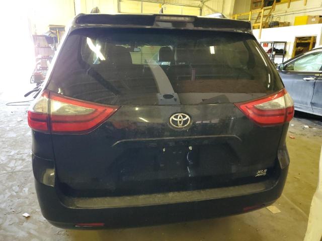 5TDDZ3DC1LS249146 - 2020 TOYOTA SIENNA XLE BLACK photo 6