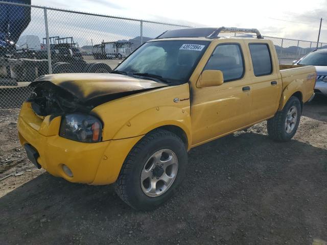 1N6MD27YX1C393225 - 2001 NISSAN FRONTIER CREW CAB SC YELLOW photo 1