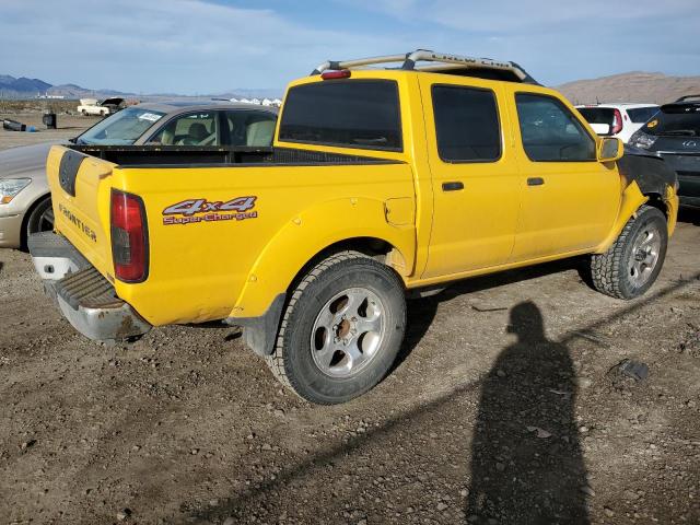 1N6MD27YX1C393225 - 2001 NISSAN FRONTIER CREW CAB SC YELLOW photo 3