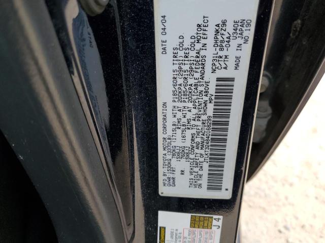 JTLKT324840168299 - 2004 TOYOTA SCION XB Mavi fotoğraf 12