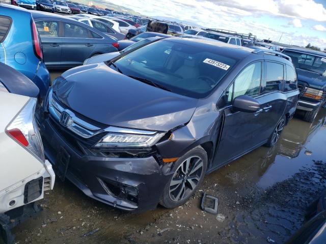 5FNRL6H98KB003706 - 2019 HONDA ODYSSEY ELITE Gris foto 1