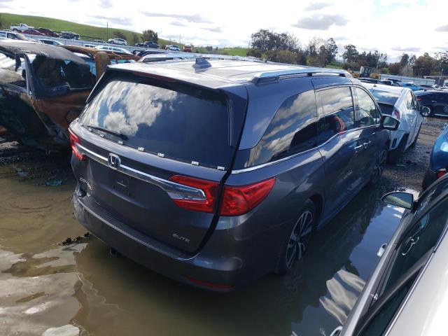 5FNRL6H98KB003706 - 2019 HONDA ODYSSEY ELITE Gris foto 3