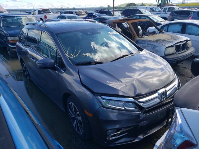 5FNRL6H98KB003706 - 2019 HONDA ODYSSEY ELITE Gris foto 4