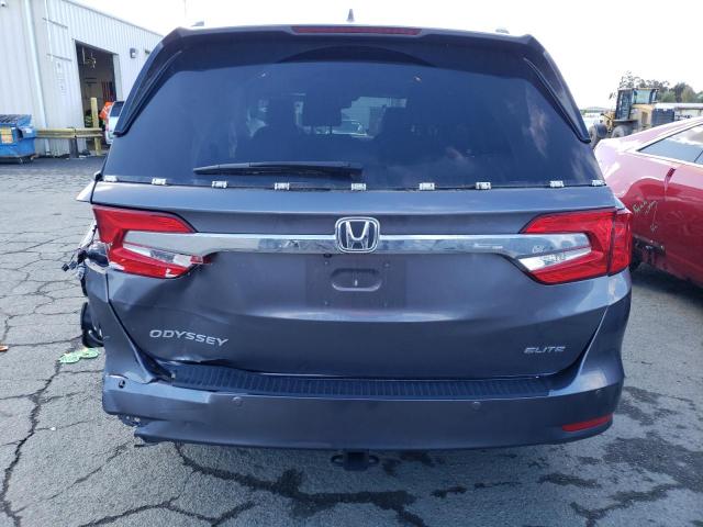 5FNRL6H98KB003706 - 2019 HONDA ODYSSEY ELITE Gris foto 6
