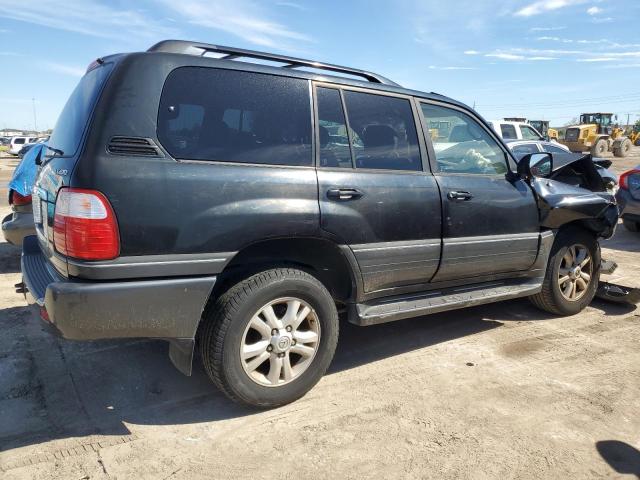 JTJHT00W443542752 - 2004 LEXUS LX 470 BLACK photo 3