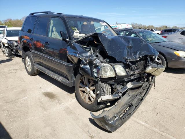 JTJHT00W443542752 - 2004 LEXUS LX 470 BLACK photo 4