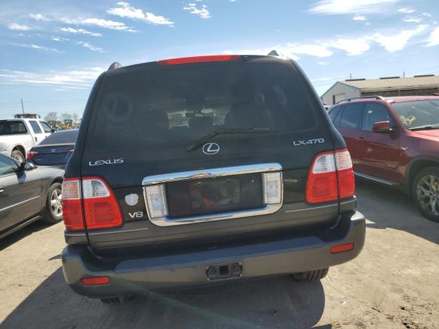 JTJHT00W443542752 - 2004 LEXUS LX 470 BLACK photo 6