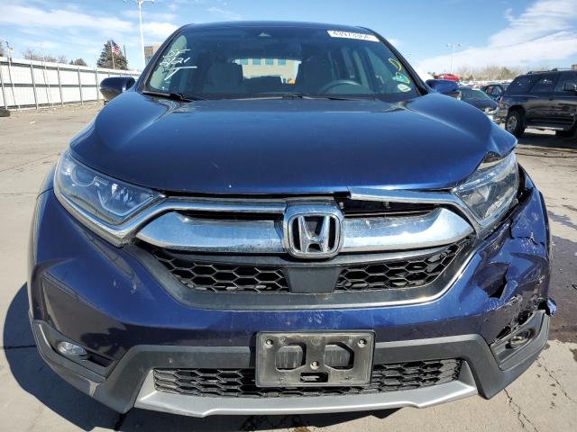 5J6RW2H50KA006034 - 2019 HONDA CR-V EX BLUE photo 5