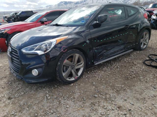 KMHTC6AE7FU241097 - 2015 HYUNDAI VELOSTER TURBO BLACK photo 1