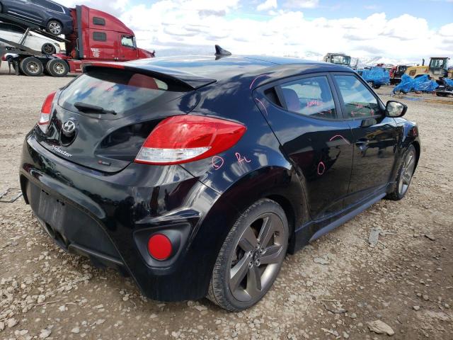 KMHTC6AE7FU241097 - 2015 HYUNDAI VELOSTER TURBO BLACK photo 3