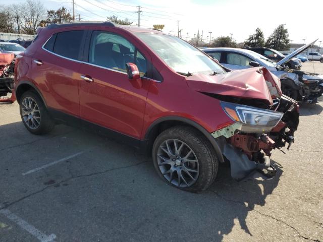 KL4CJ2SB8HB127531 - 2017 BUICK ENCORE SPORT TOURING RED photo 4