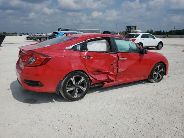 2HGFC1F92HH636585 - 2017 HONDA CIVIC TOURING RED photo 3