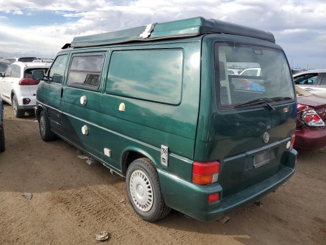 WV2EH470XYH095483 - 2000 VOLKSWAGEN EUROVAN CAMPER GREEN photo 2