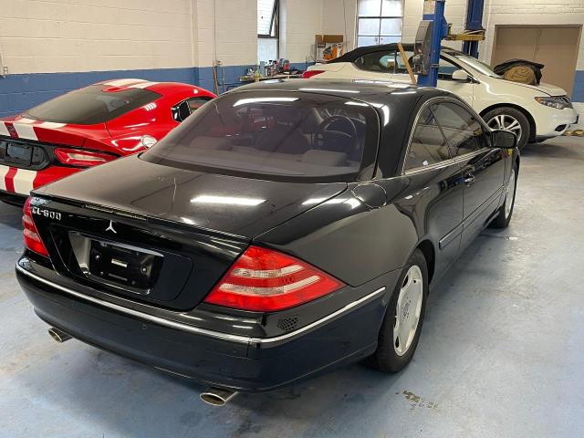 WDBPJ78JX2A021869 - 2002 MERCEDES-BENZ CL 600 BLACK photo 4