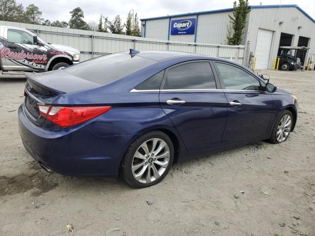 5NPEC4AB5CH415665 - 2012 HYUNDAI SONATA SE BLUE photo 3