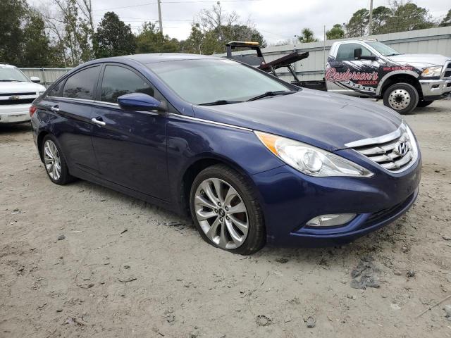 5NPEC4AB5CH415665 - 2012 HYUNDAI SONATA SE BLUE photo 4