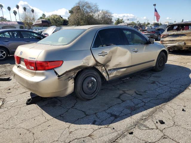 1HGCM56475A135097 - 2005 HONDA ACCORD LX GOLD photo 3