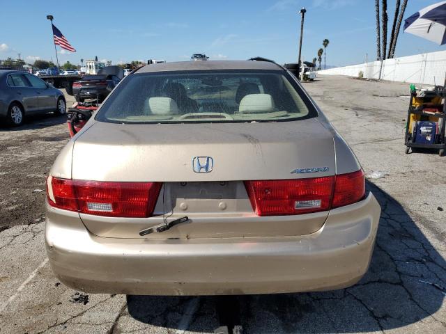 1HGCM56475A135097 - 2005 HONDA ACCORD LX GOLD photo 6