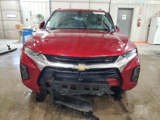 3GNKBDRS2MS516784 - 2021 CHEVROLET BLAZER 3LT MAROON photo 5