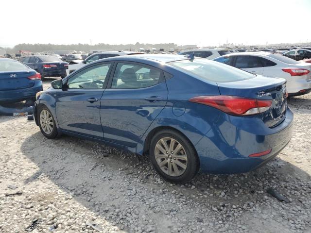 KMHDH4AE6GU503526 - 2016 HYUNDAI ELANTRA SE BLUE photo 2