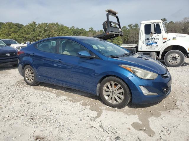 KMHDH4AE6GU503526 - 2016 HYUNDAI ELANTRA SE BLUE photo 4