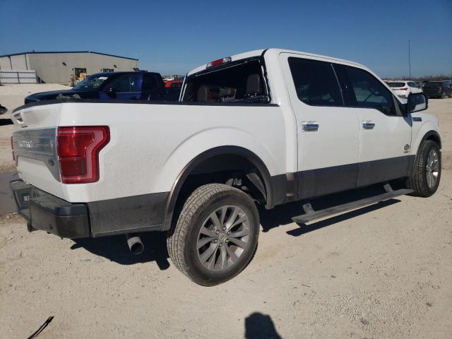 1FTEW1CG8GFC15376 - 2016 FORD F150 SUPERCREW WHITE photo 3