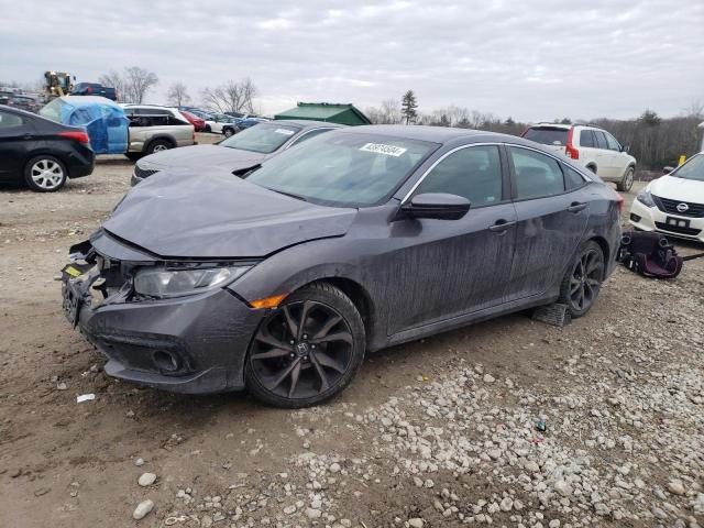 2HGFC2F80KH540944 - 2019 HONDA CIVIC SPORT GRAY photo 1