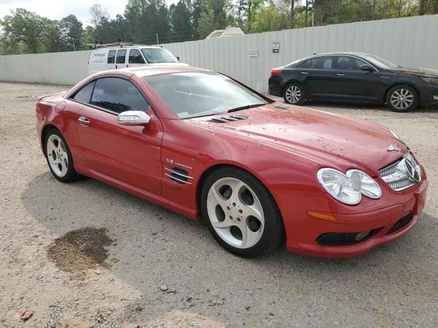 WDBSK75F54F063444 - 2004 MERCEDES-BENZ SL 500 RED photo 4