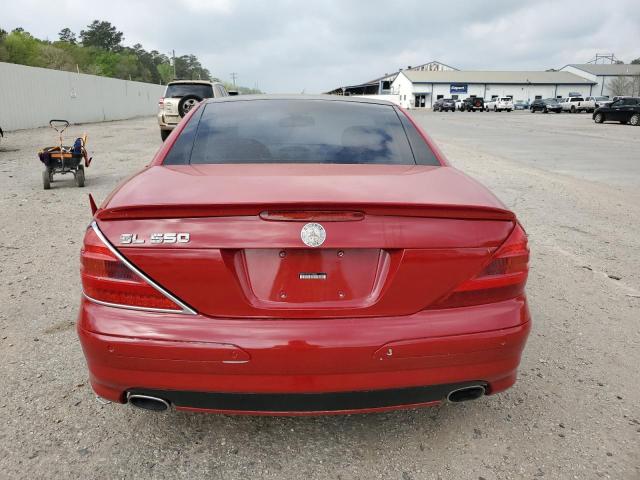 WDBSK75F54F063444 - 2004 MERCEDES-BENZ SL 500 RED photo 6