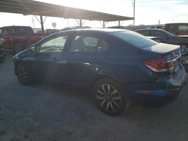 2HGFB2F9XEH547190 - 2014 HONDA CIVIC EXL BLUE photo 2