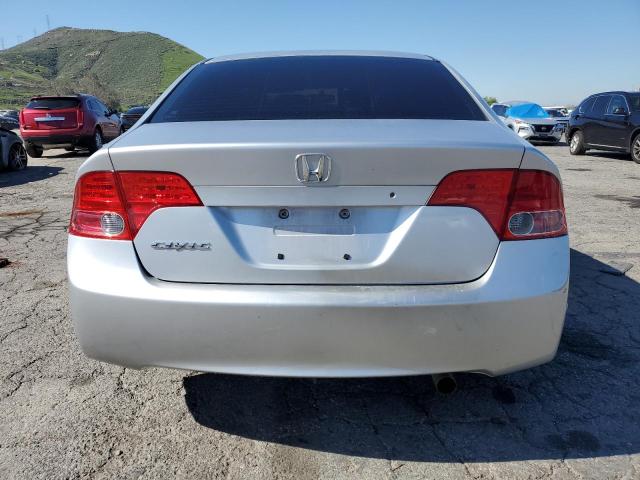 2HGFA16576H528463 - 2006 HONDA CIVIC LX SILVER photo 6